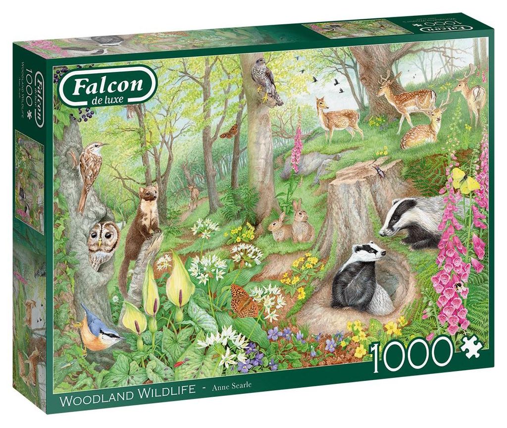 Falcon Wilde Tiere im Wald (1000)