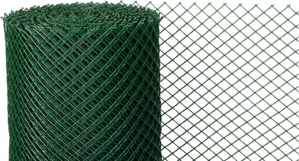Rete Quadrata Plastica 20x20mm ECONOMY 6 | 25m Verde Alta Resistenza