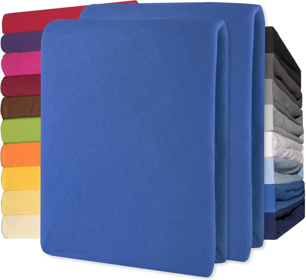 Drap-housse 200x200 cm en coton résistant Lucina Topper - Haute Douceur