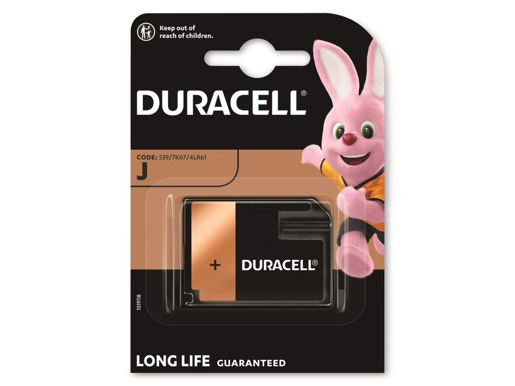 Duracell 7K67, Alkali, Prismatic Produktbild 