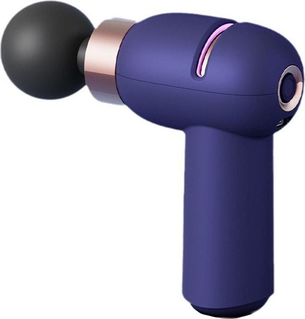 INF Mini Massagepistole 30W ABS 16.4cm x 14.5cm x 5.7cm 12kg Schlagkraft Violett