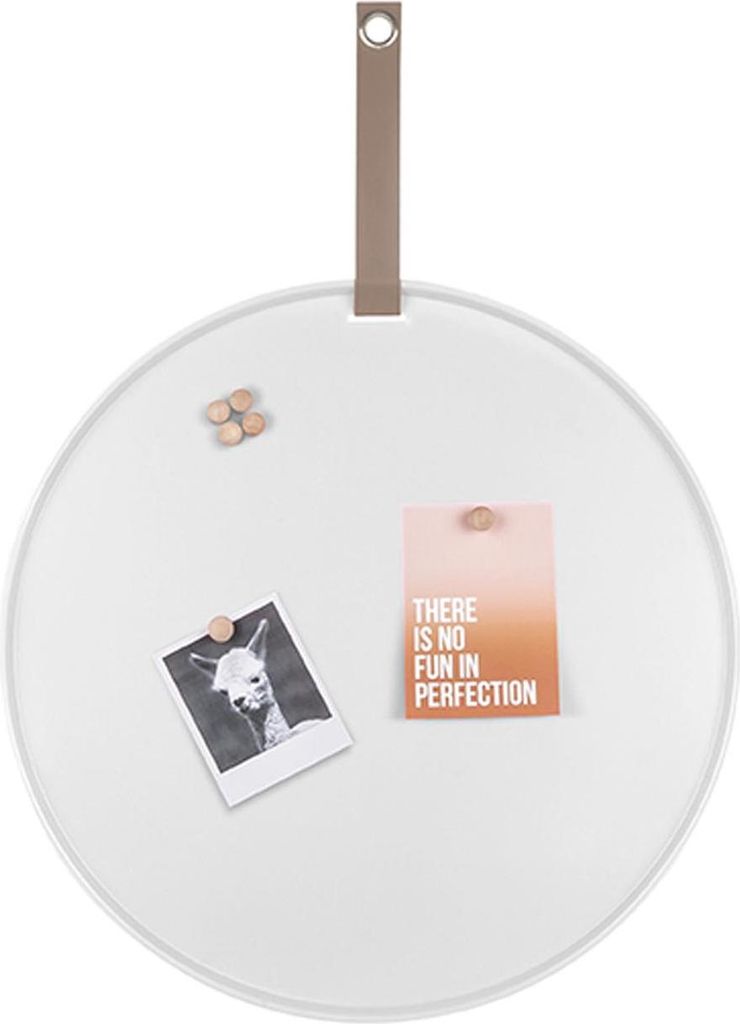 Present Time - Memoboard Perky - Weiß - 50cm Produktbild 