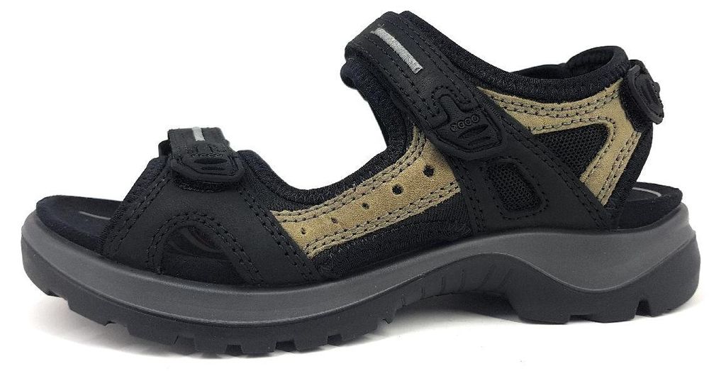 Ecco Offroad  Sandalen Plat - Zwart - Maat 42 Produktbild 