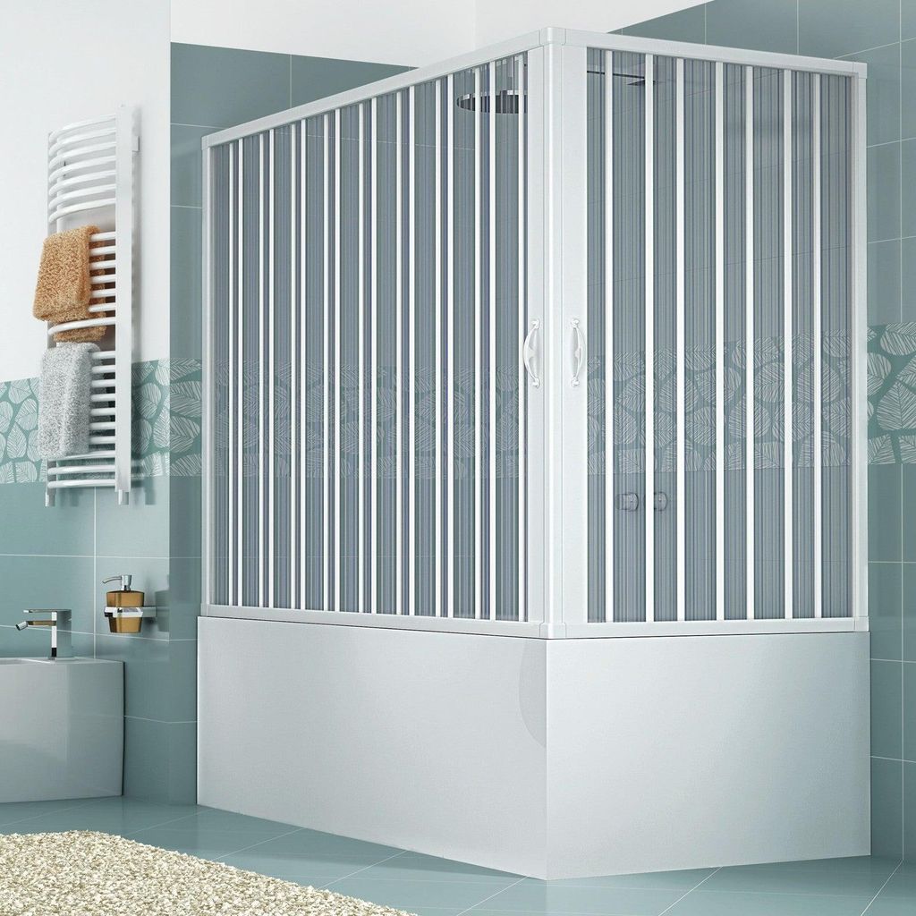Box sopravasca Galassia 70x150 cm in PVC a soffietto Immagine del prodotto 