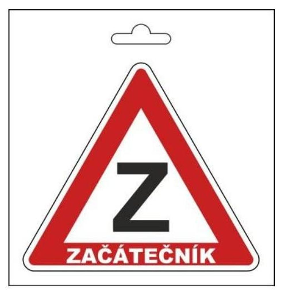 Sticker "BEGINNER" (105 x 120 mm) Productafbeelding 