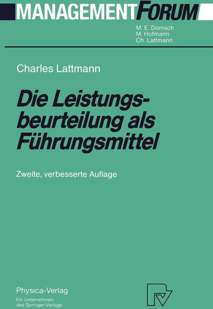 Die Leistungsbeurteilung als Führungsmittel