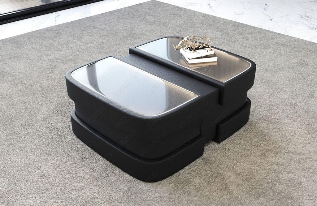 Couchtisch Elegante – Leder & Stil