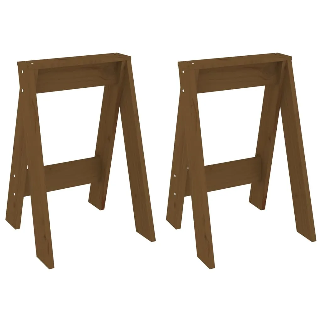 Sgabelli 2 pz Ambra 40x40x60 cm in Legno Massello di Pino - Offerta