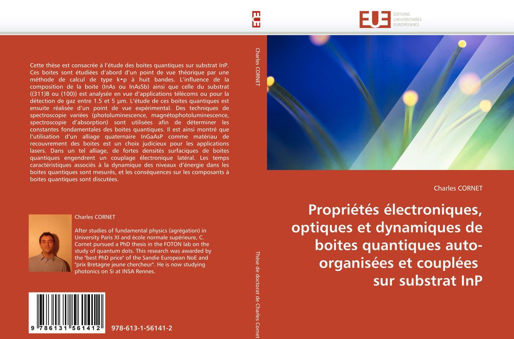 Propriétés électroniques, optiques et dynamiques de boites quantiques auto-organisées et couplées sur substrat InP
