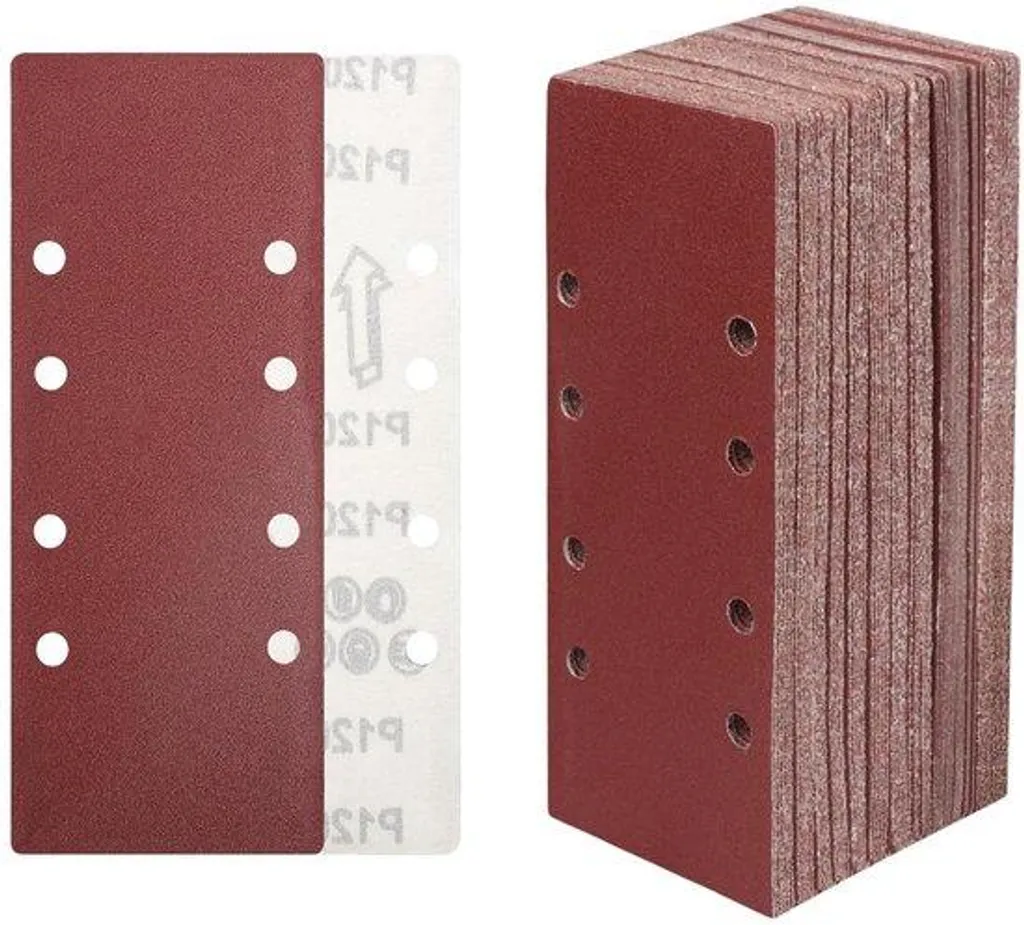 Abrasif grain 120 spécial bois et métal lot de 30 feuilles 93x230 mm