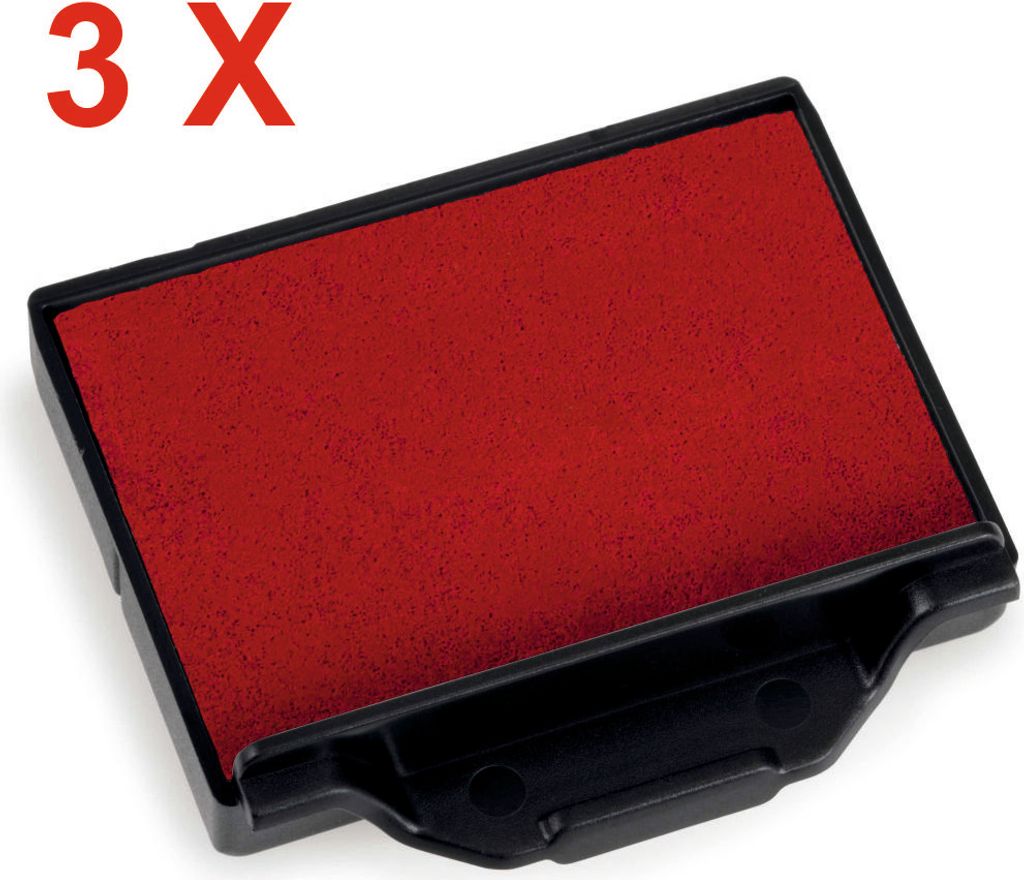 3 X Trodat Ersatzkissen 6/50 für Professional 5200 – Stempelfarbe rotFür Professional 5200, 5030, 5430, 5430/L, 5431, 5435, 5546