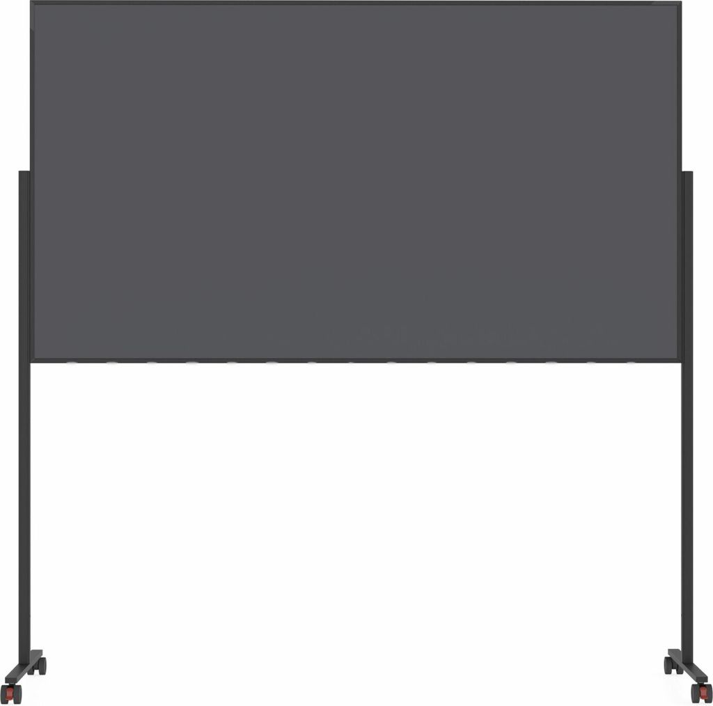 Magnetoplan Design-Moderationstafel VarioPin - Hoch- oder Querformat - 100x180cm - Filz - Grau