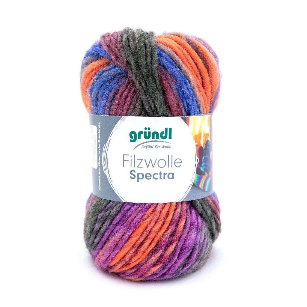 Strick Filzwolle Spectra v.gründl Colored Fruits Produktbild 