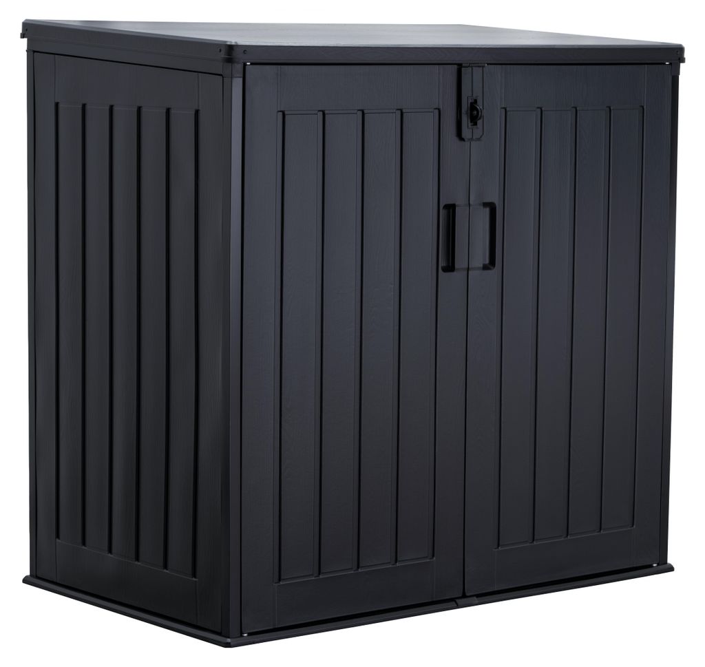 Koll Living Mülltonnenbox 'Soraya' | 775 Liter, Schwarz | Produktbild 