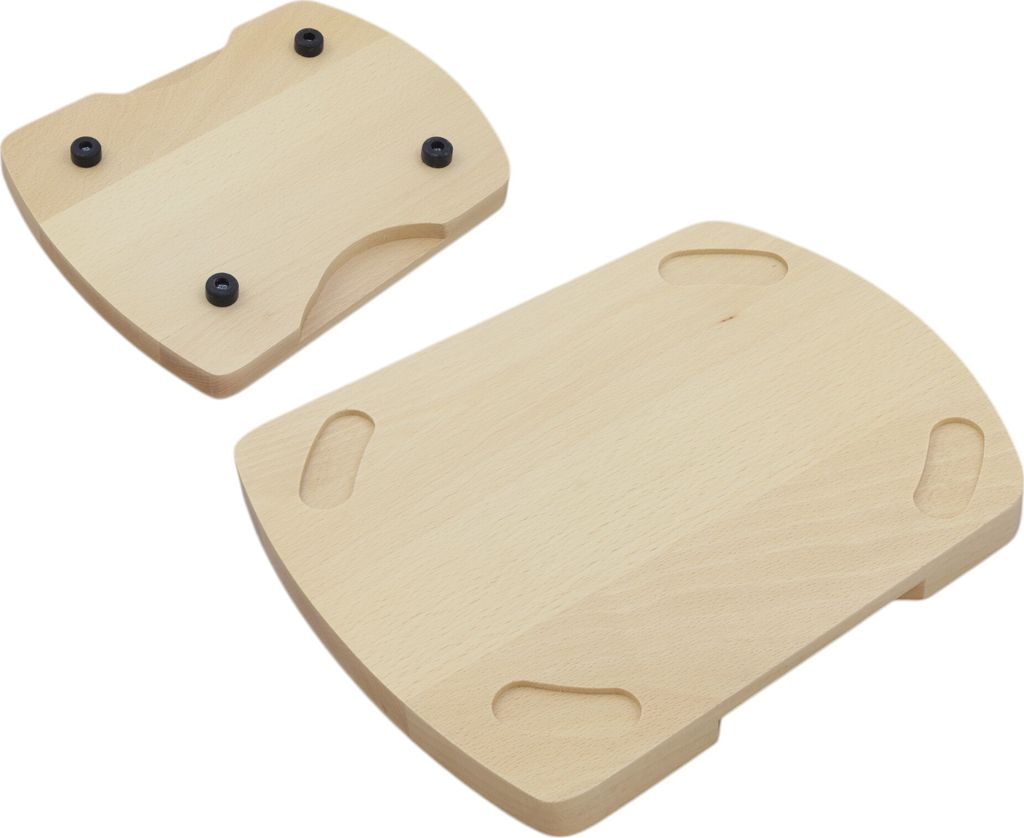 Thermomix TM Friend Holzbrettständer |25cm x 20,5cm| hellbraun