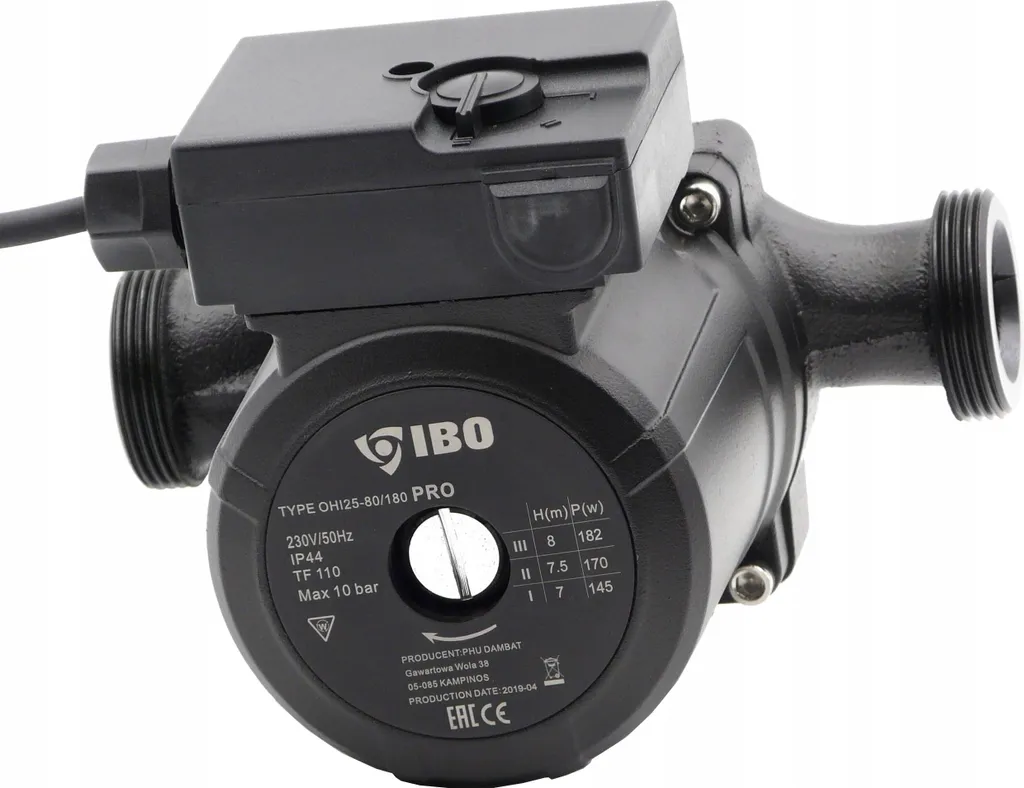 Circulateur pour chauffage central IBO 25-80/180 - Installation facile - 9