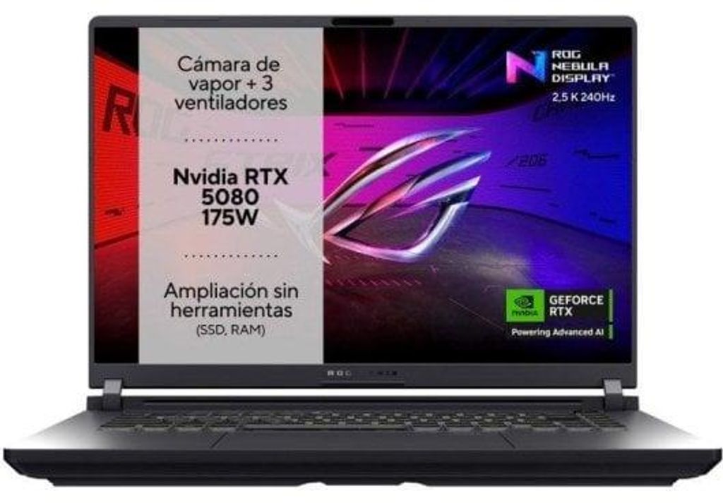 ASUS ROG Strix G16 G615LW-S5003, Intel Core Ultra 9, 40,6 cm (16"), 2560 x 1600 Pixel, 32 GB, 1 TB, Grau