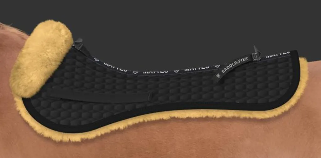 Chabraque mixte Mattes avec système de correction noir matelassé - L