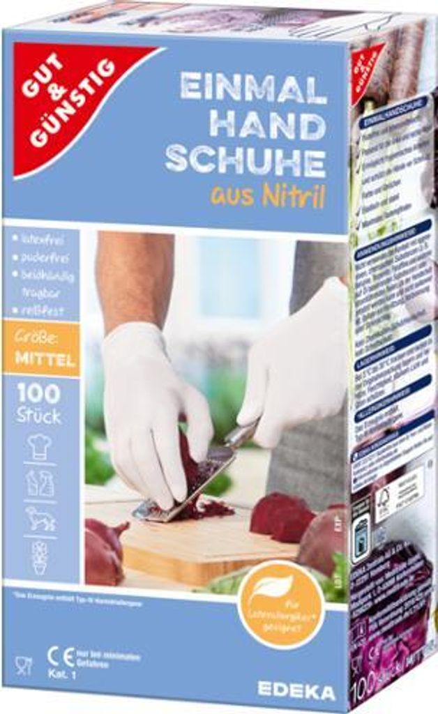 G&G Einmalhand.Nitr.Gr.M 100ST Produktbild 