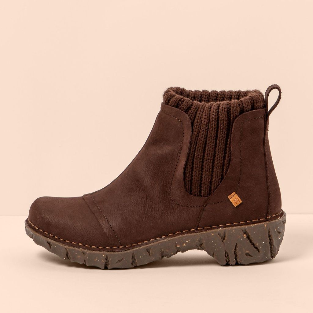 El Naturalista Schnürstiefel Damen NE23 PLEASANT BROWN/ YGGDRASIL Farbe Braun