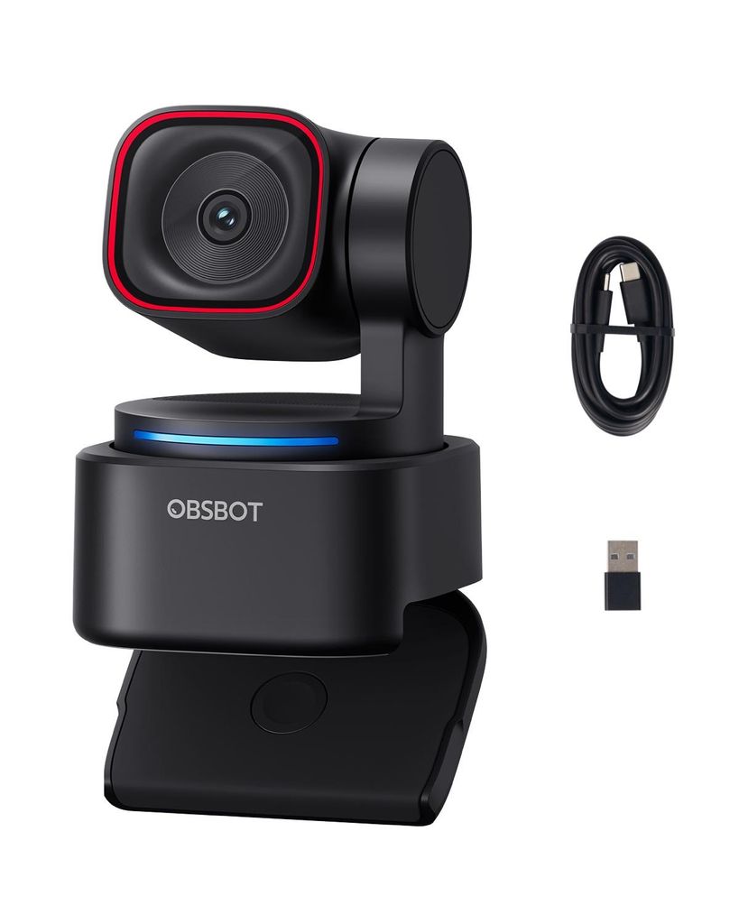 OBSBOT Tiny 3 Lite AI-Powered Spatial Audio 4K PTZ Webcam Produktbild 