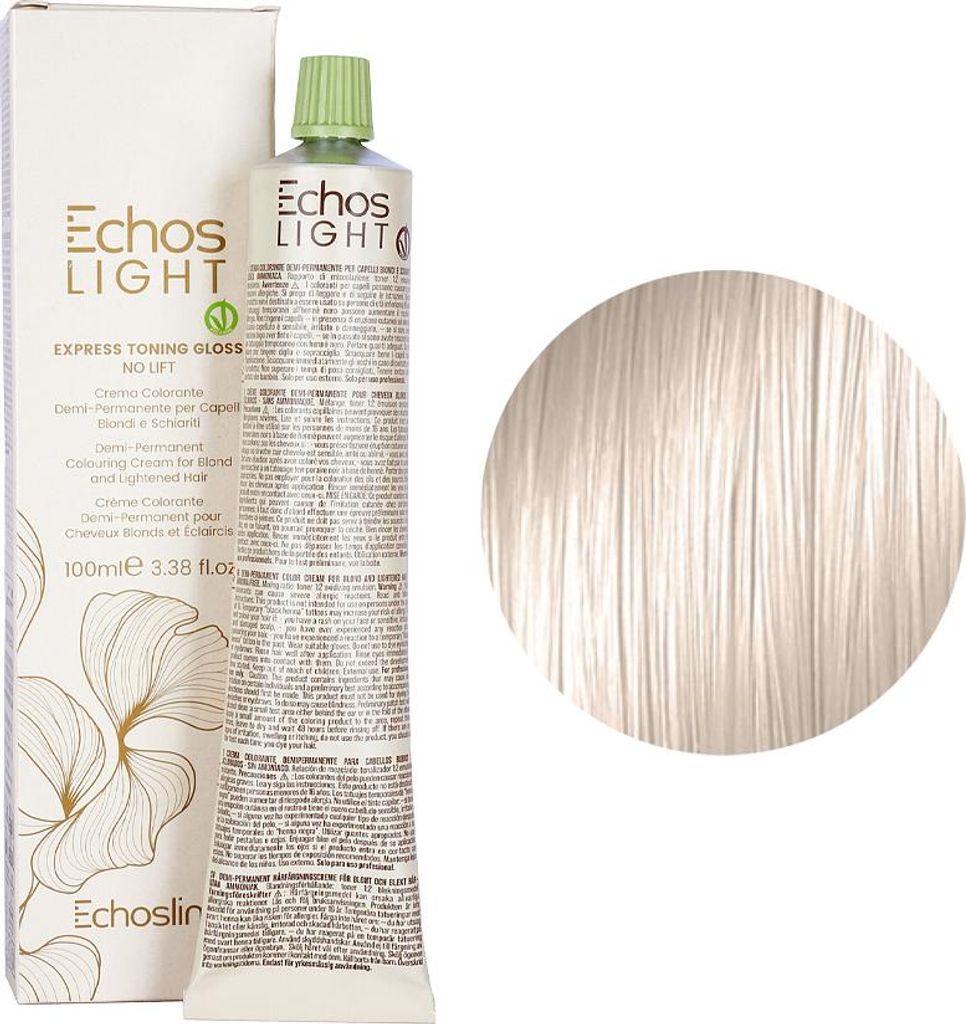Echosline Echos Helle Creme-Haarfarbe Toner 100 ml Produktbild 