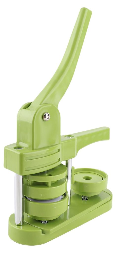 Knopfmaschine, 58 mm, hochfester Kunststoff, leicht, einfache Bedienung, Stanzmaschine für Ansteckplaketten mit Knopfzubehör für Heimwerker
