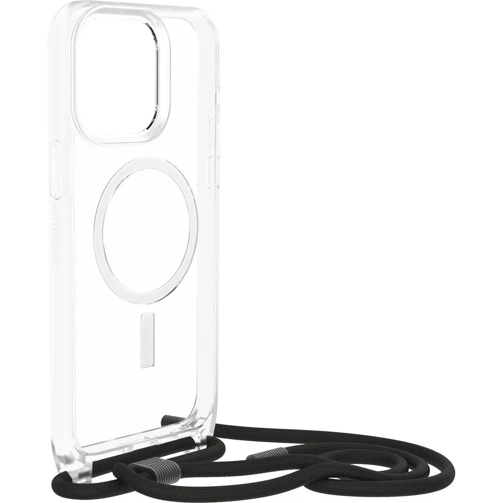 Coque MagSafe iPhone 15 Pro Max avec collier amovible Otterbox React