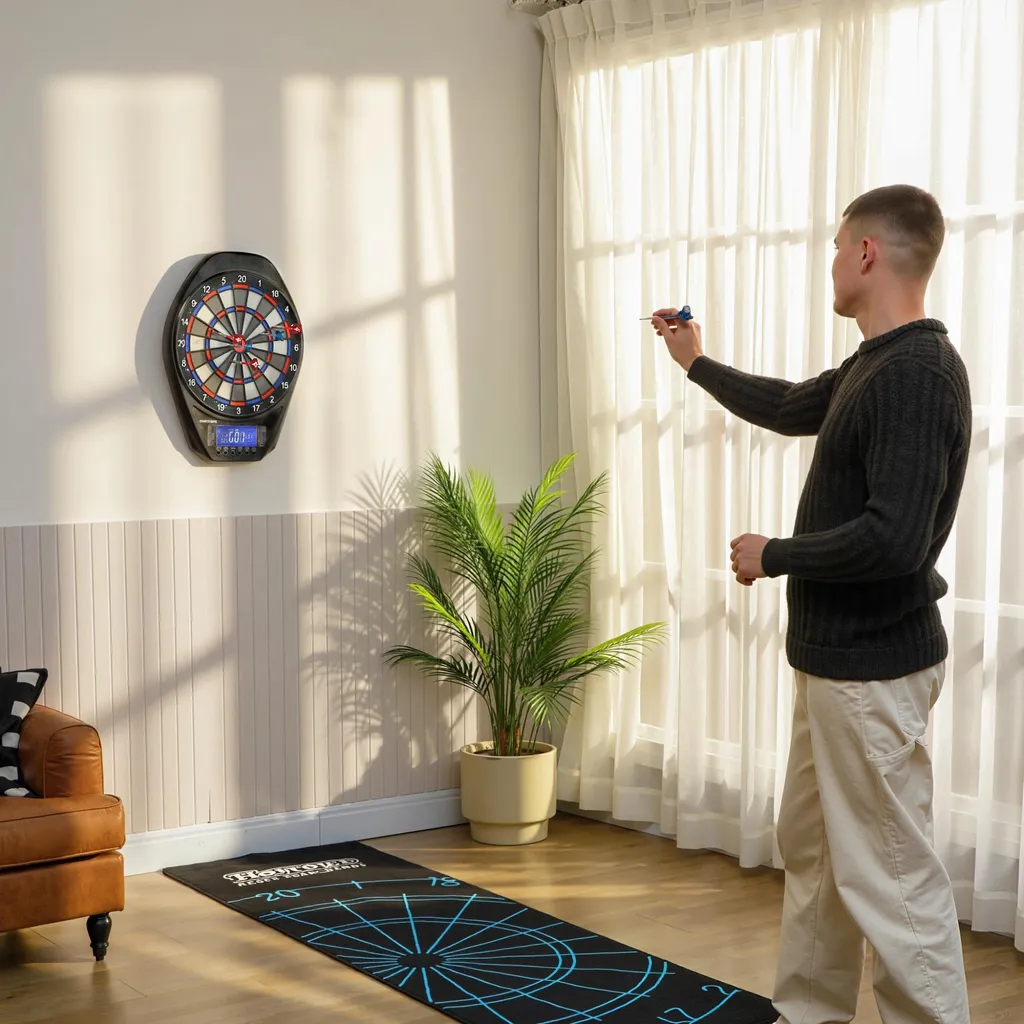 Tableau de fléchettes électronique écran LED 2235 programmes de jeu