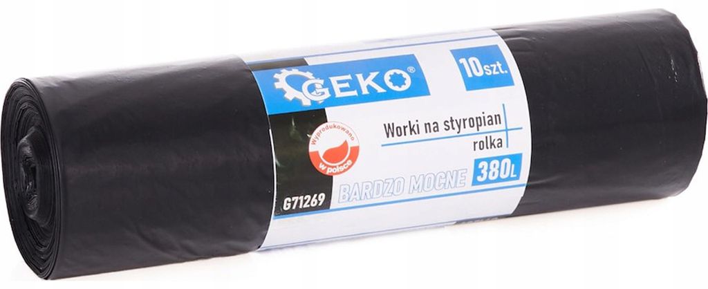 GEKO Pytel na odpad 380 l, 10 ks, černý G71269 Obrázek produktu 