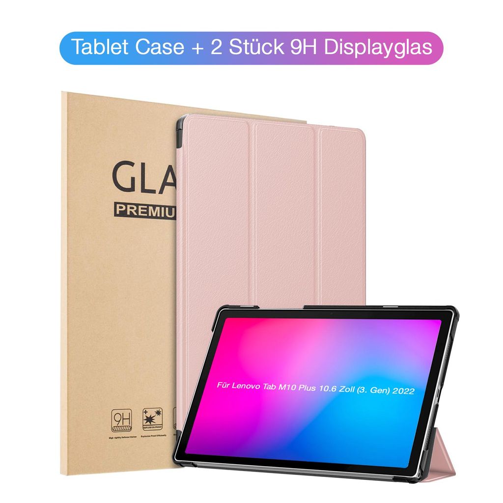 Schutzhülle + 2x 9H Display Glas für Lenovo Tab M10 Plus Produktbild 
