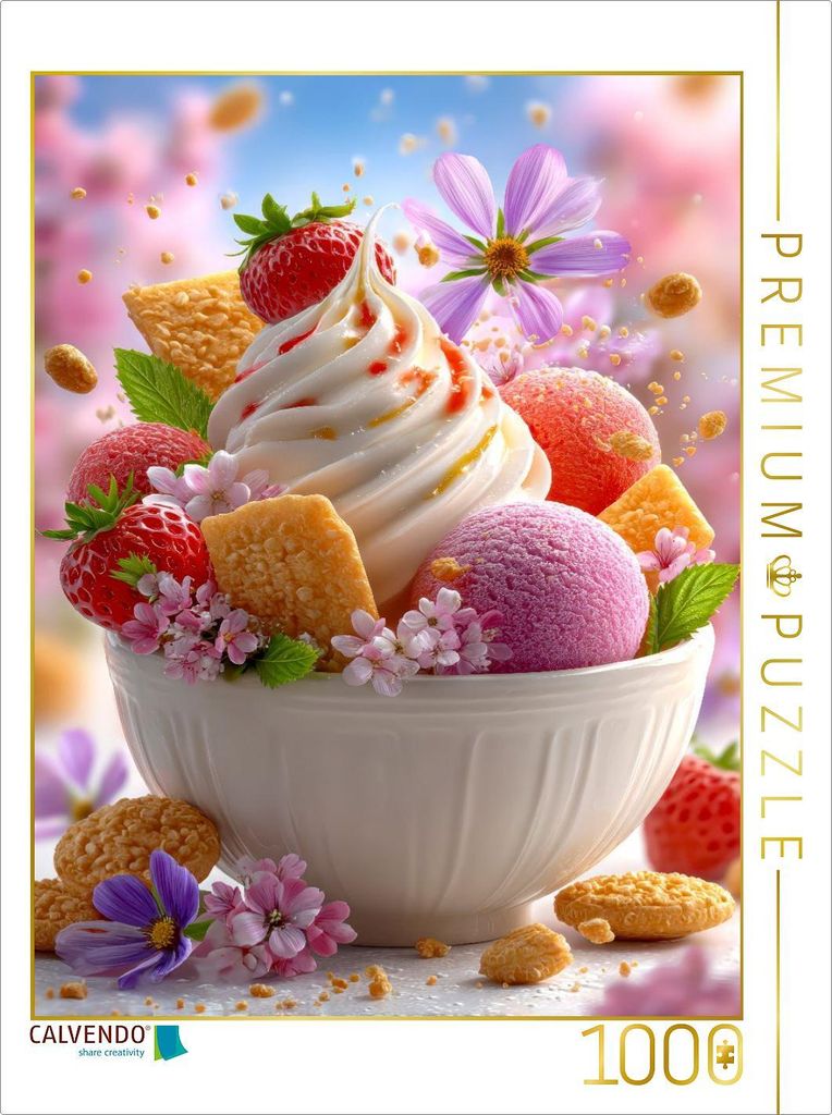 CALVENDO Puzzle Ein Anblick zum Träumen - welch eine Eisverführung | 1000 Teile Lege-Größe 64x48cm Foto-Puzzle für glückliche Stunden