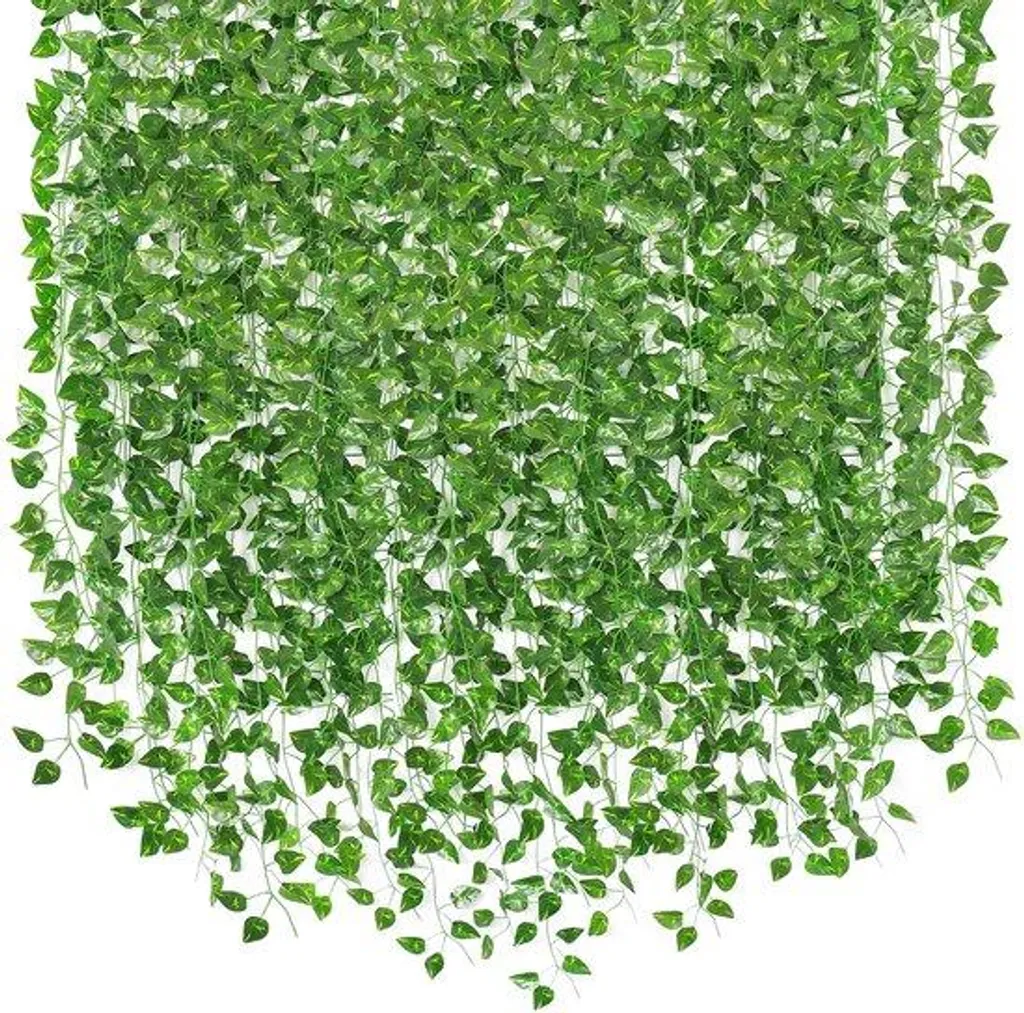 Guirlande de fête artificielle Slinger 28m verte aspect naturel chic