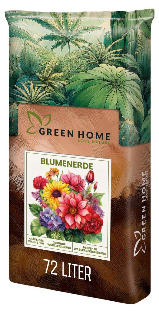 Green Home Blumenerde 72 L – Pflanzerde für Zimmerpflanzen, Produktbild 