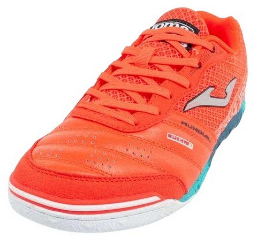 Joma - Herren Hallenfußballschuhe "Mundial", Leder PP6715 (43 EU) (Orange)