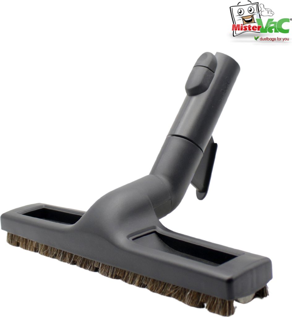 MisterVac Staubsaugerdüse Bodendüse Besendüse Parkettdüse Rosshaardüse + 2 gratis Filzrollen, kompatibel mit Siemens VSZ32512/03 Z 3.0 Power e...