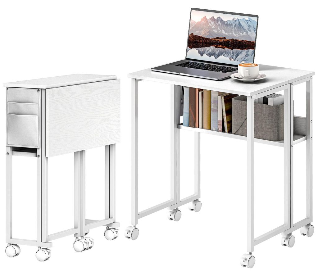HOMCOM Schreibtisch Klappbar Kleiner 63 cm Produktbild 