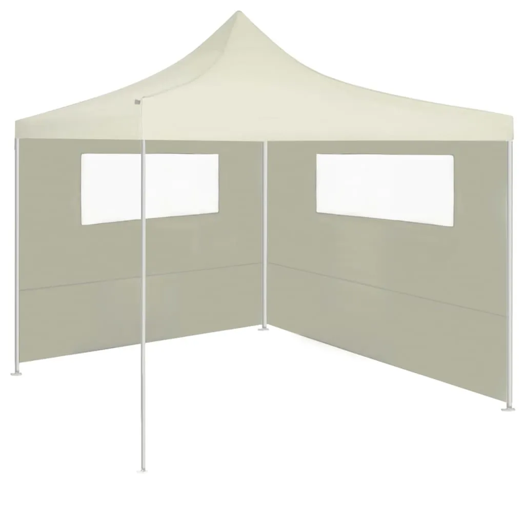 Parete Gazebo 6x2 m Crema vidaXL Economica con Finestre | Offerta