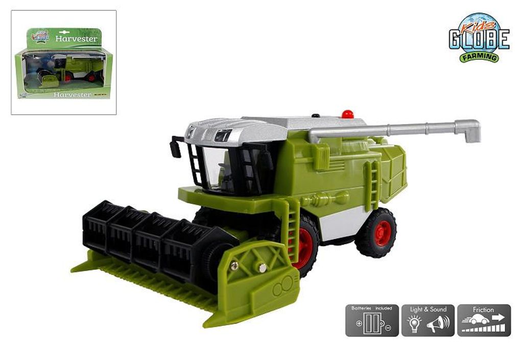Kids Globe combine Die-Cast Spielzeugfahrzeug mit Licht und Produktbild 