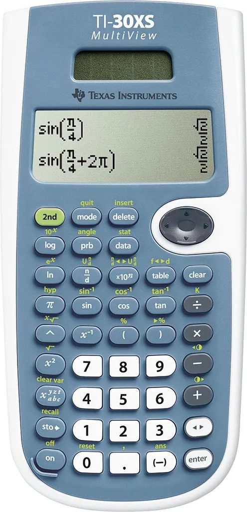 TI-30XS MultiView Texas Instruments - Ideale per Esame Maturità e STEM