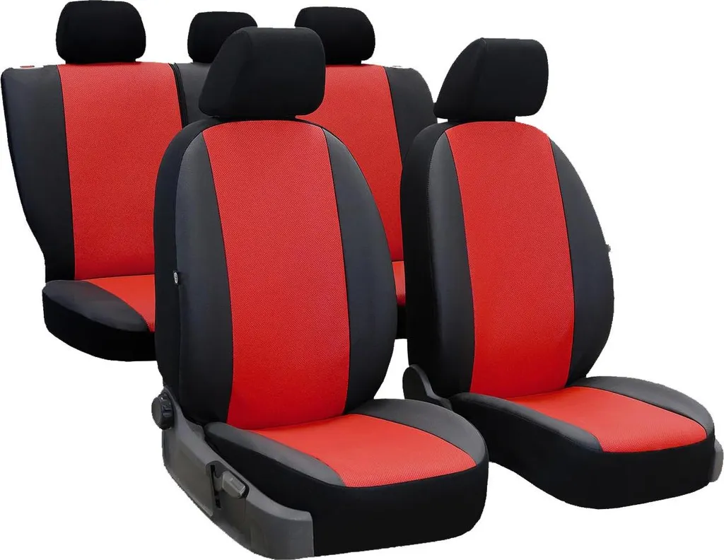 Coprisedili auto Coprisedili universali Coprisedili auto Coprisedili auto Set di sedili rossi