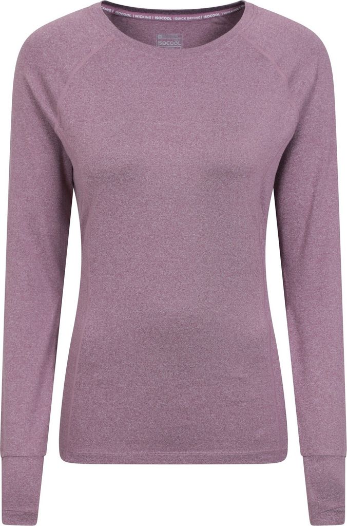 Mountain Warehouse - "Stance" T-Shirt für Damen Langärmlig MW3565 (38 DE) (Beerenrot)