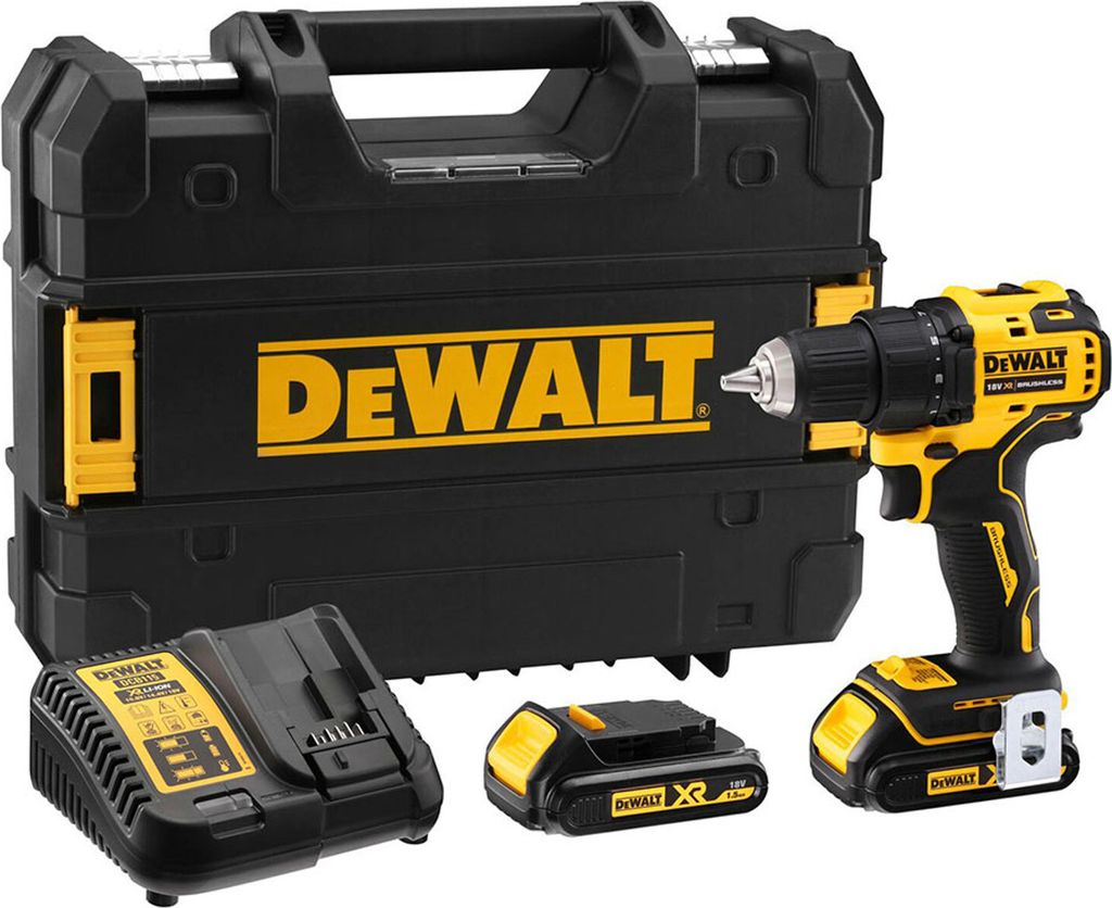 DeWALT DCD708S2T-QW, Wiertarka pistoletowa, Zamek Zdjęcie produktu 