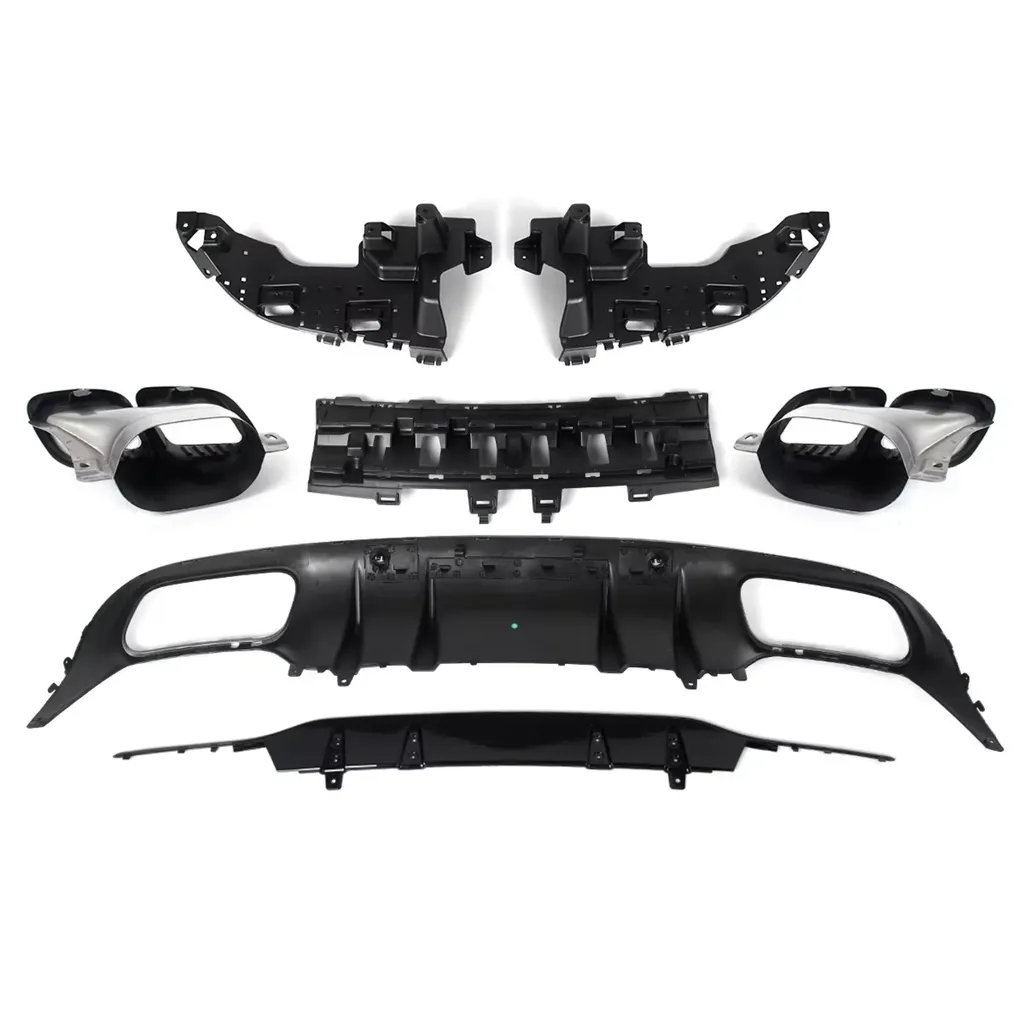 Accessoire Tuning Mercedes C205 : Diffuseur Arrière Style C63 2015-2018