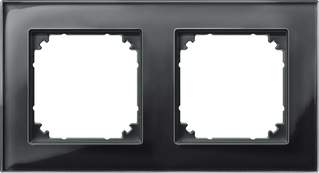 Rénovez vos Interrupteurs avec la Plaque Merten 489203 Verre Noir Chic