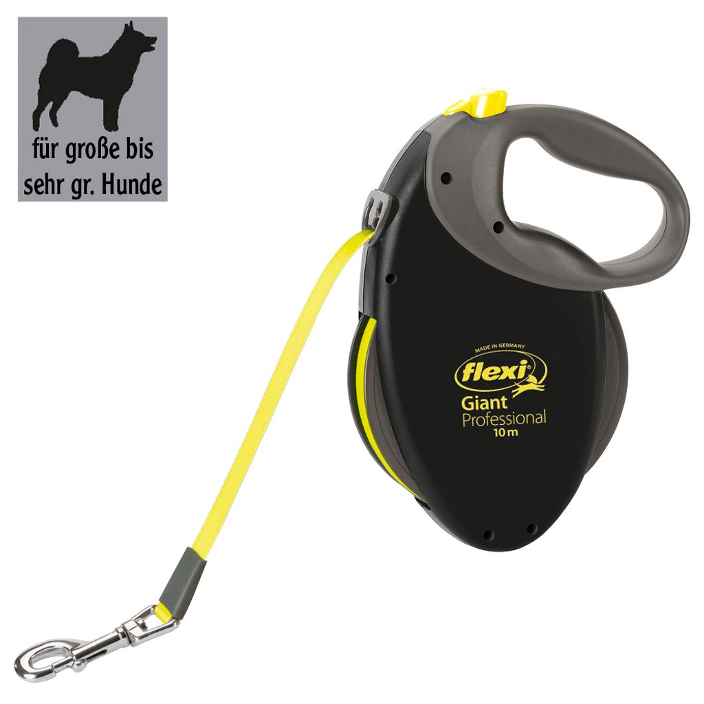 Flexi Special Giant Profesional schwarz 10m Gurt Produktbild 