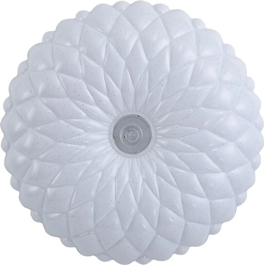 Plafoniera LED 12W Italux AURIS Fiore di Loto Bianca Ø27cm Luce 4K