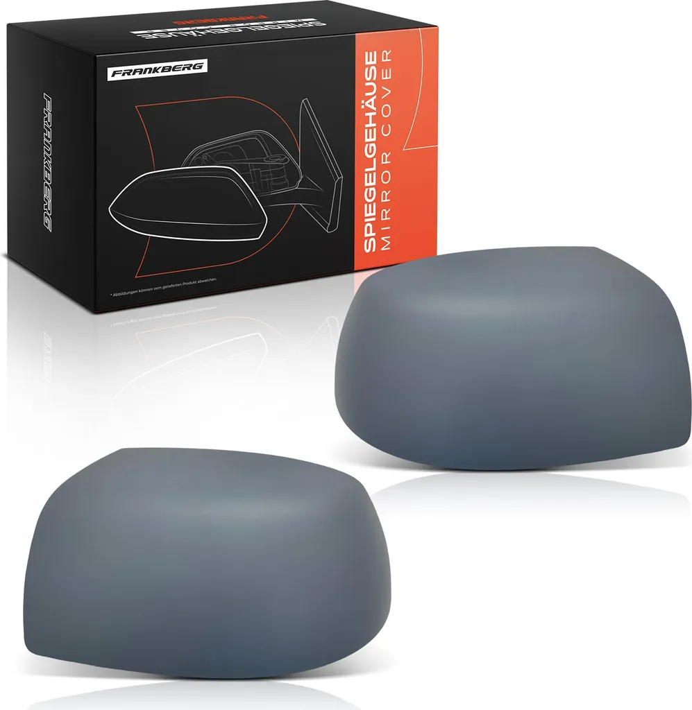Frankberg 2x Cache Rétroviseur pour Ford Focus II DA 2004-2007 Noir Mat