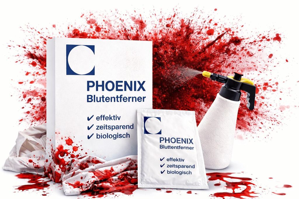 Blutfleck Entferner 1000g (50L) Enzymreiniger | PHOENIX