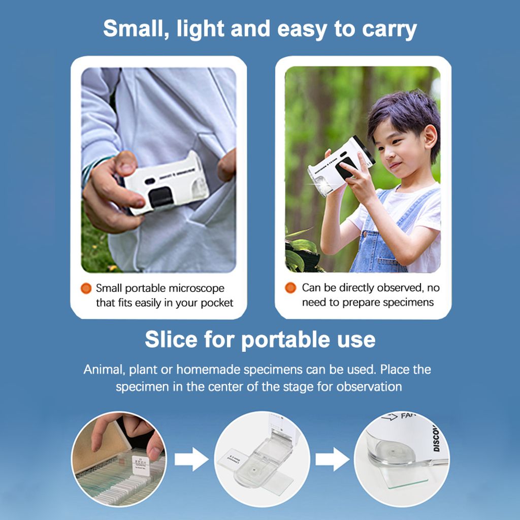 Digitální kapesní mikroskop, přenosný USB mikroskop, Obrázek produktu 8
